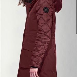Canada Goose Black Label Elwin Parka Small Red